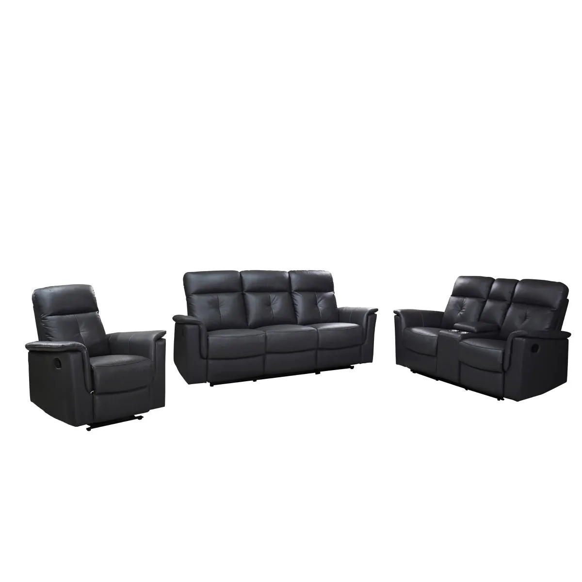 Ellesmere Dark Grey Glider Recliner