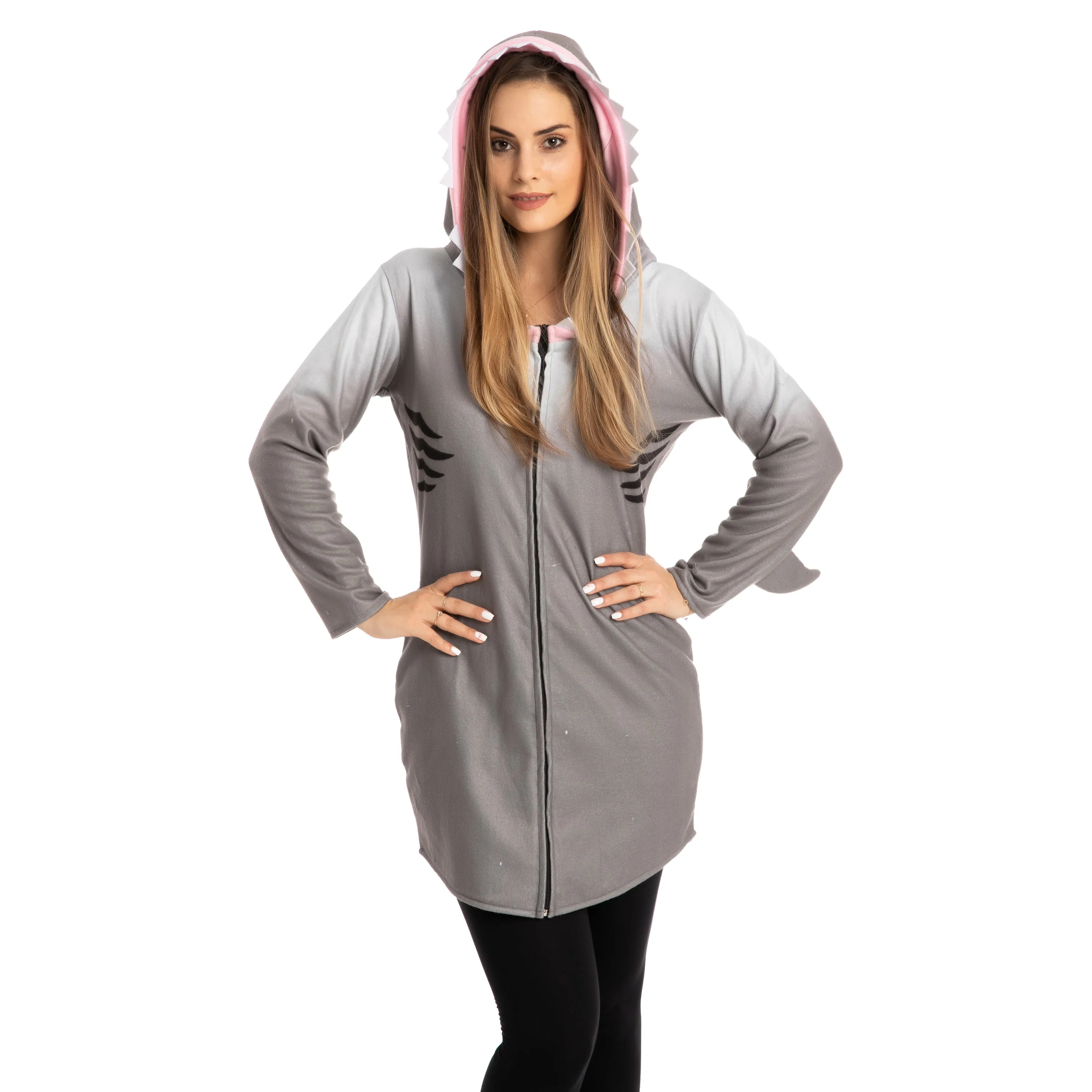 Fleece Shark Costume Cosplay- Adult