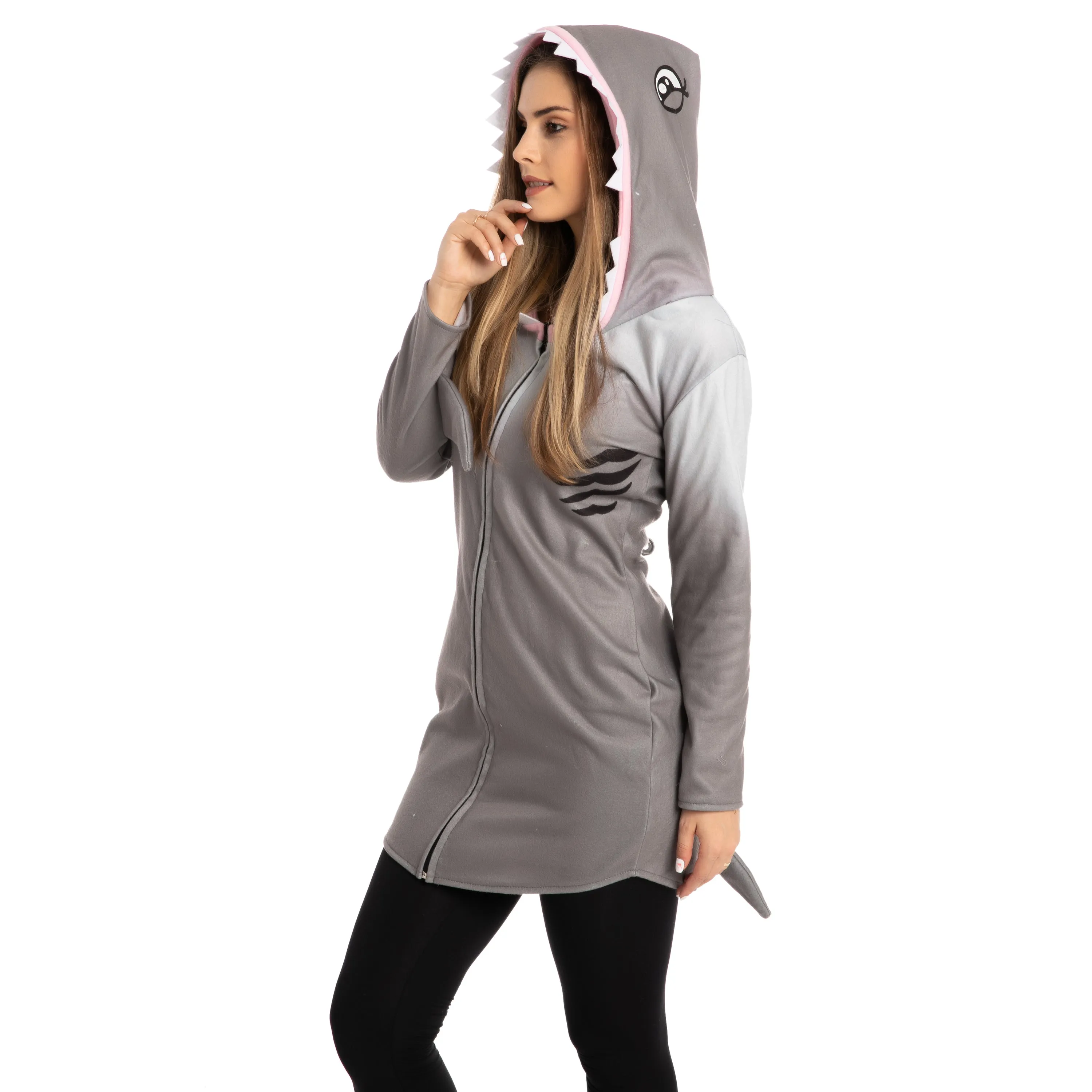 Fleece Shark Costume Cosplay- Adult