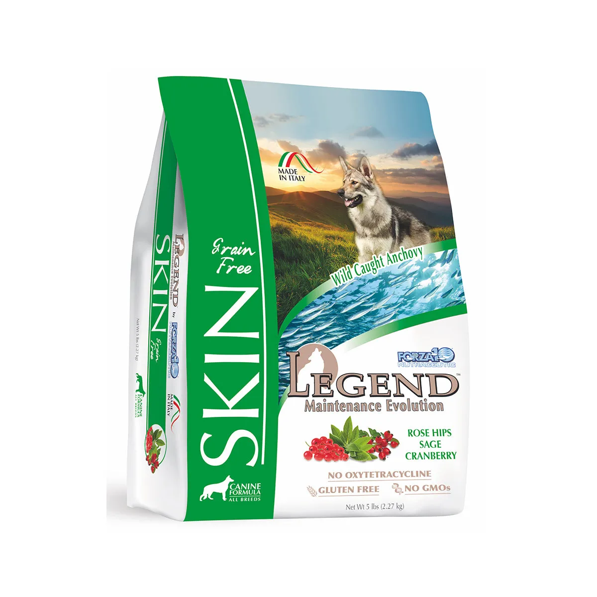 Forza10 Nutraceutic Legend Skin Grain-Free Wild Caught Anchovy Dry Dog Food