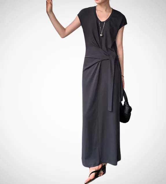 Freya Wrap Around Waist Cotton Dress