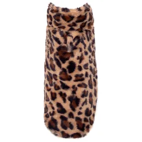 Fur Dog Coat Leopard