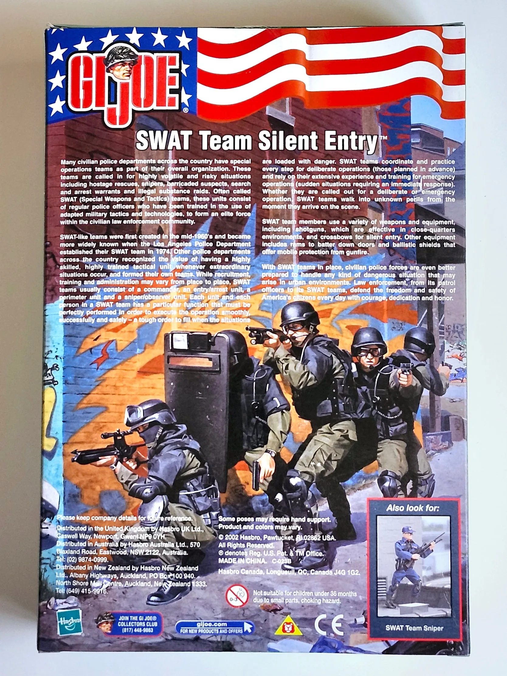 G.I. Joe SWAT Team Silent Entry 12-Inch Action Figure