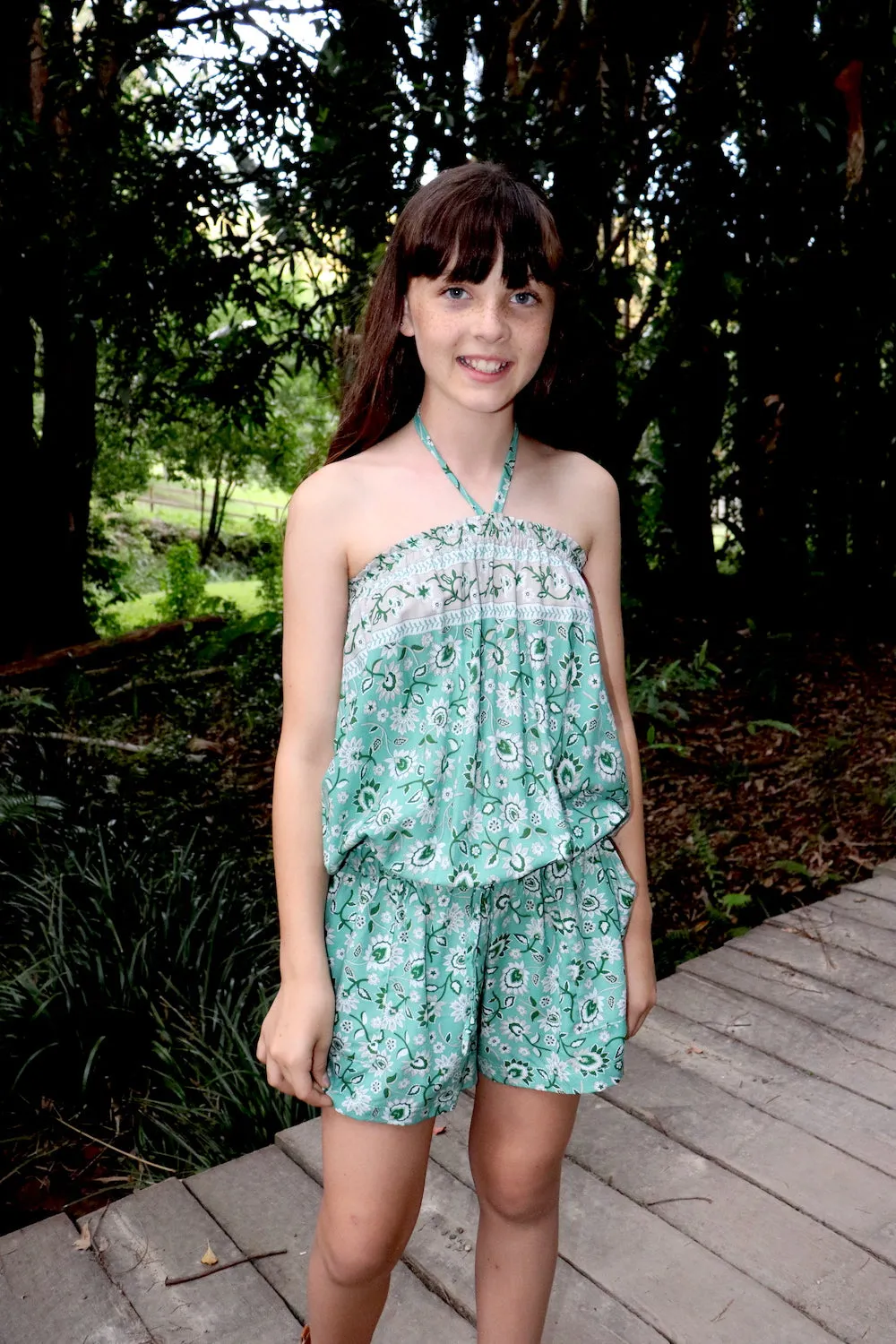 Girls Maldives Short Jumpsuit In Ivys