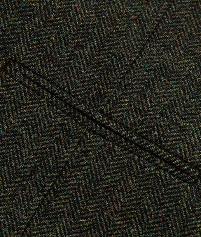 Green Wool Blend Vintage Suit