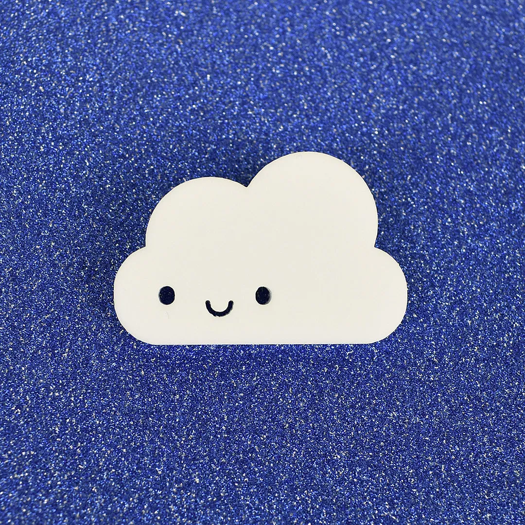 Happy Clouds Kawaii Acrylic Brooches