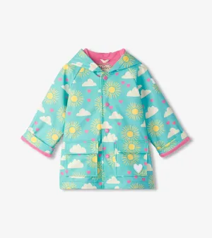 Hatley Baby Girls Happy Skies Raincoat