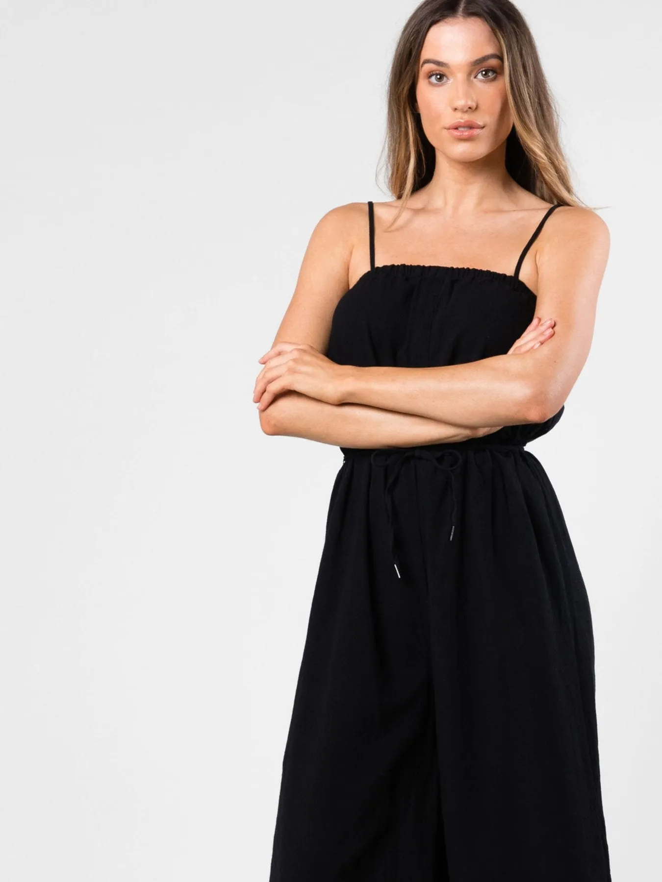 Heartbreaker Flare Jumpsuit - Black