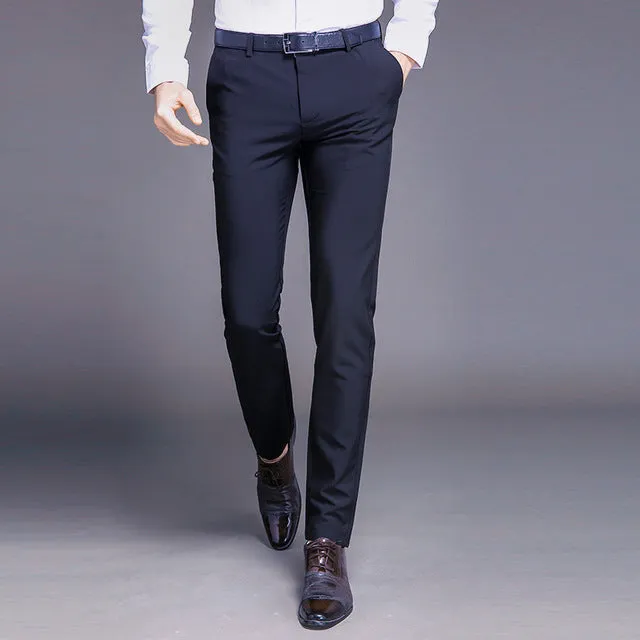 High Quality Men Cotton Straight Pants