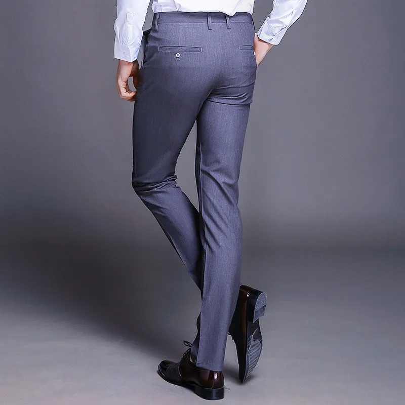 High Quality Men Cotton Straight Pants