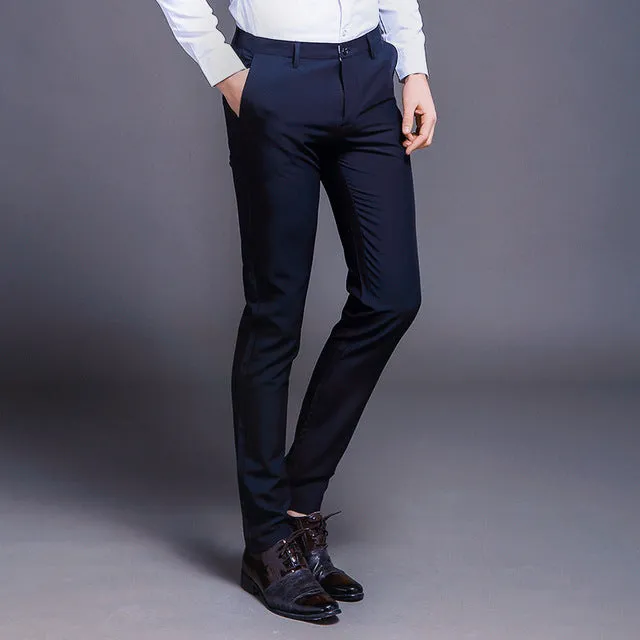 High Quality Men Cotton Straight Pants