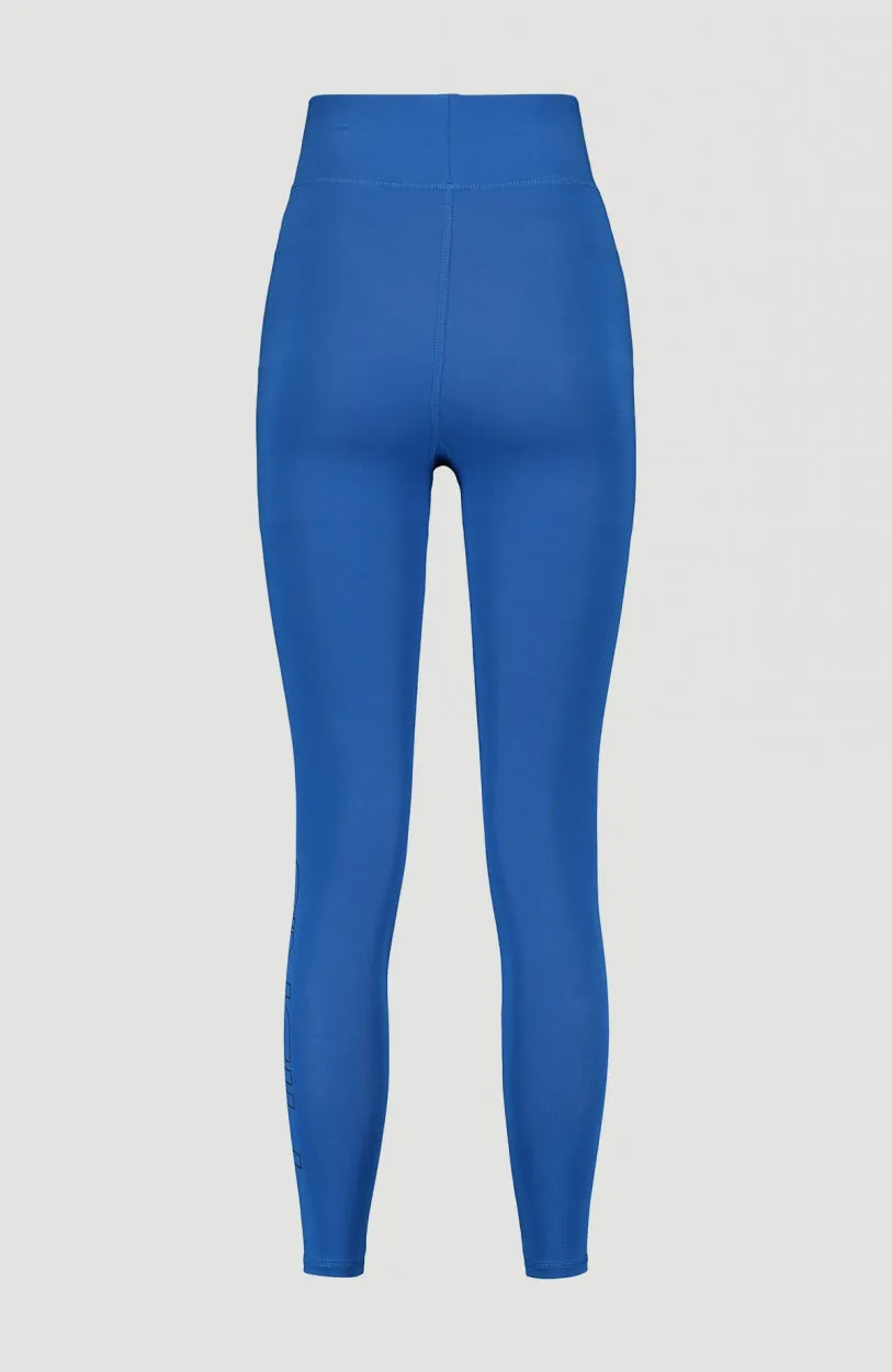 High Waist Legging | Ocean Blue