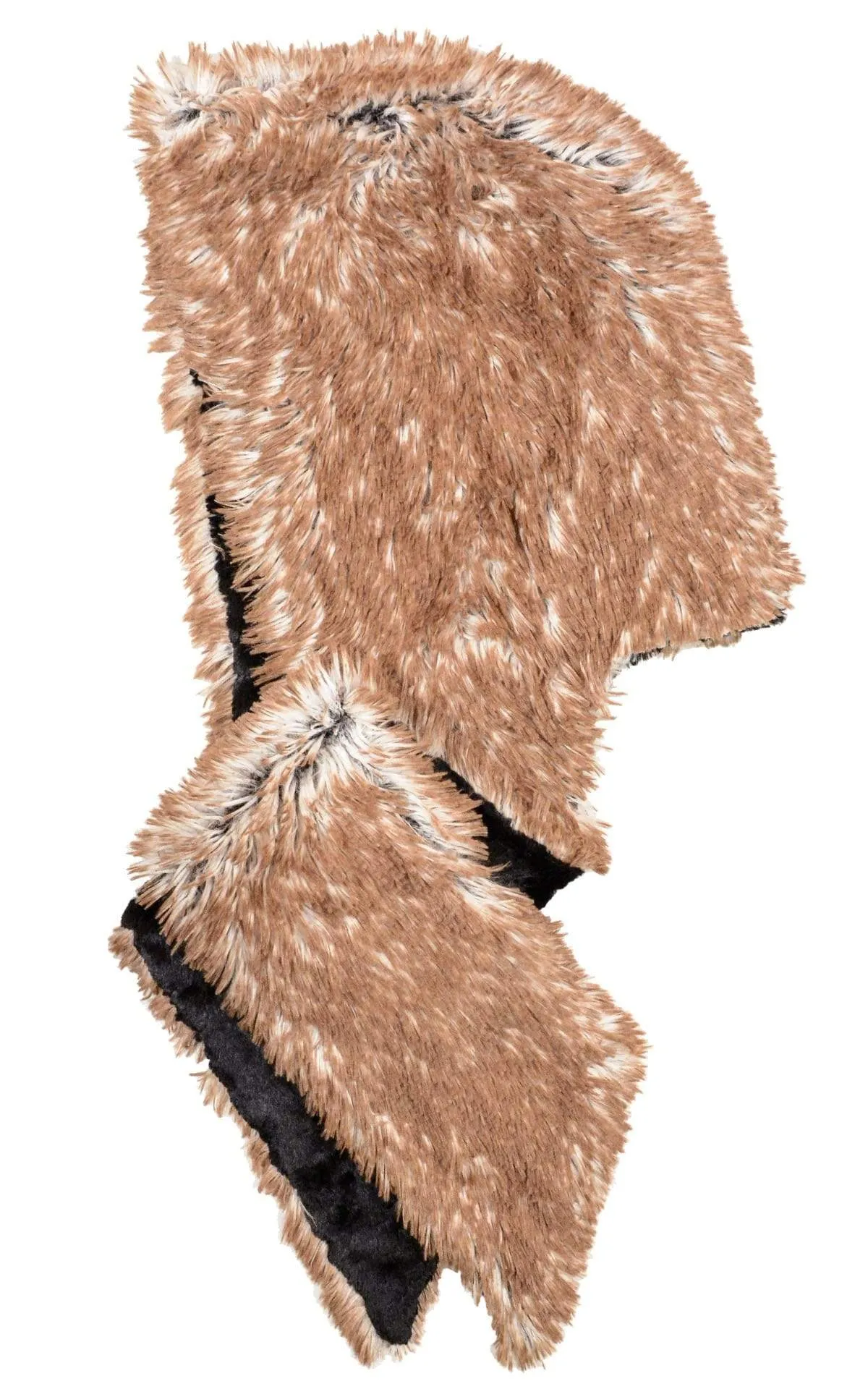 Hoody Scarf - Fox Faux Fur with Cuddly Fur