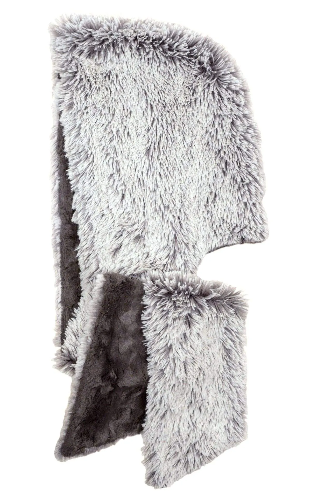 Hoody Scarf - Fox Faux Fur with Cuddly Fur