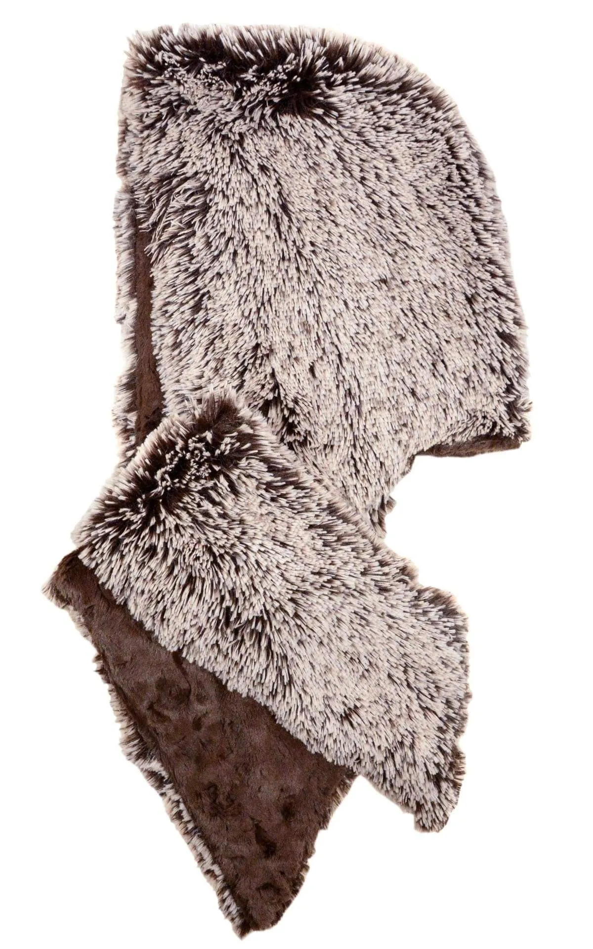 Hoody Scarf - Fox Faux Fur with Cuddly Fur