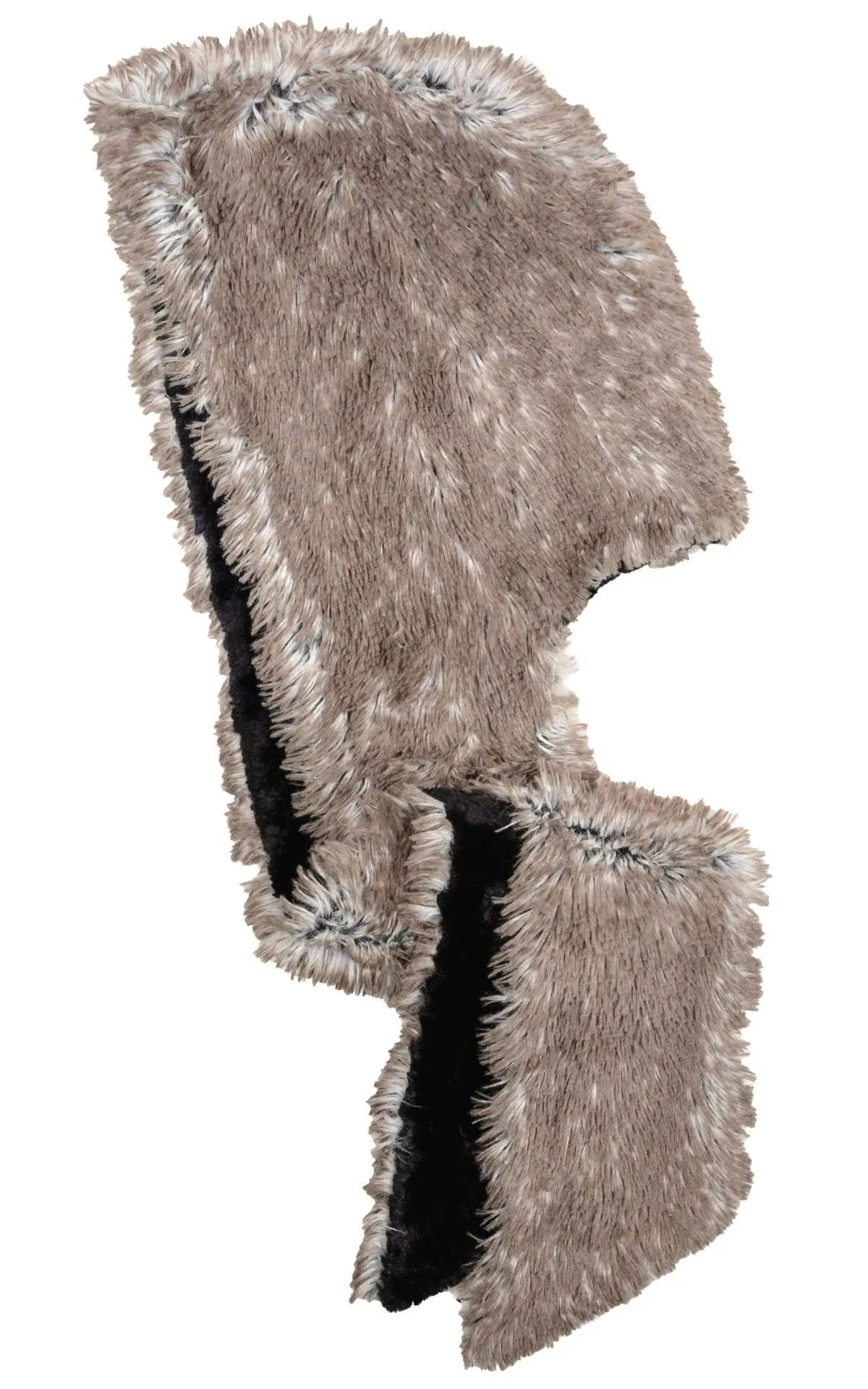 Hoody Scarf - Fox Faux Fur with Cuddly Fur