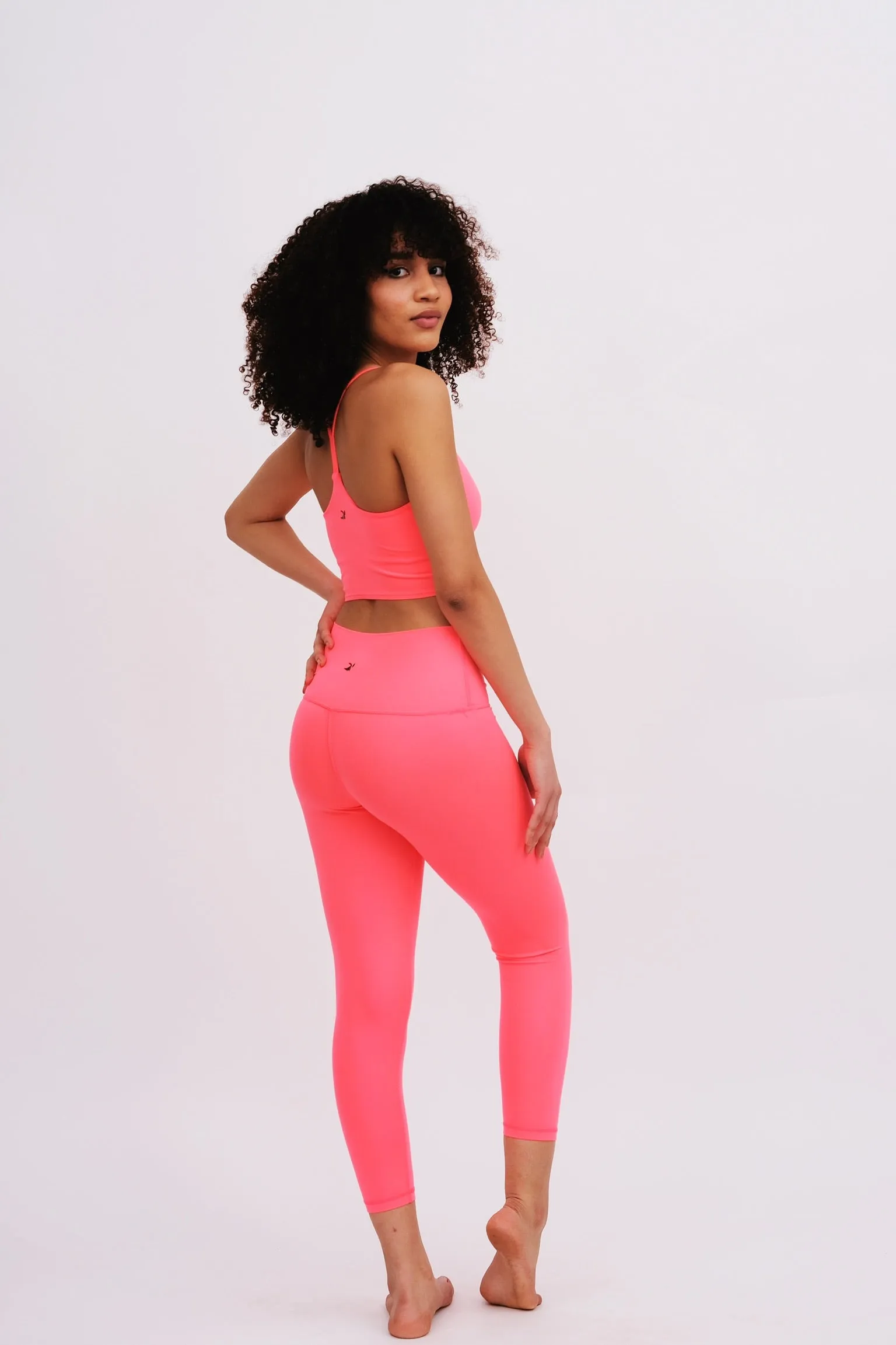 Hot Coral Yoga Bottoms