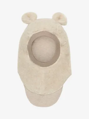 HUTTELiHUT Balaclava Ears Wool Teddy - Cement