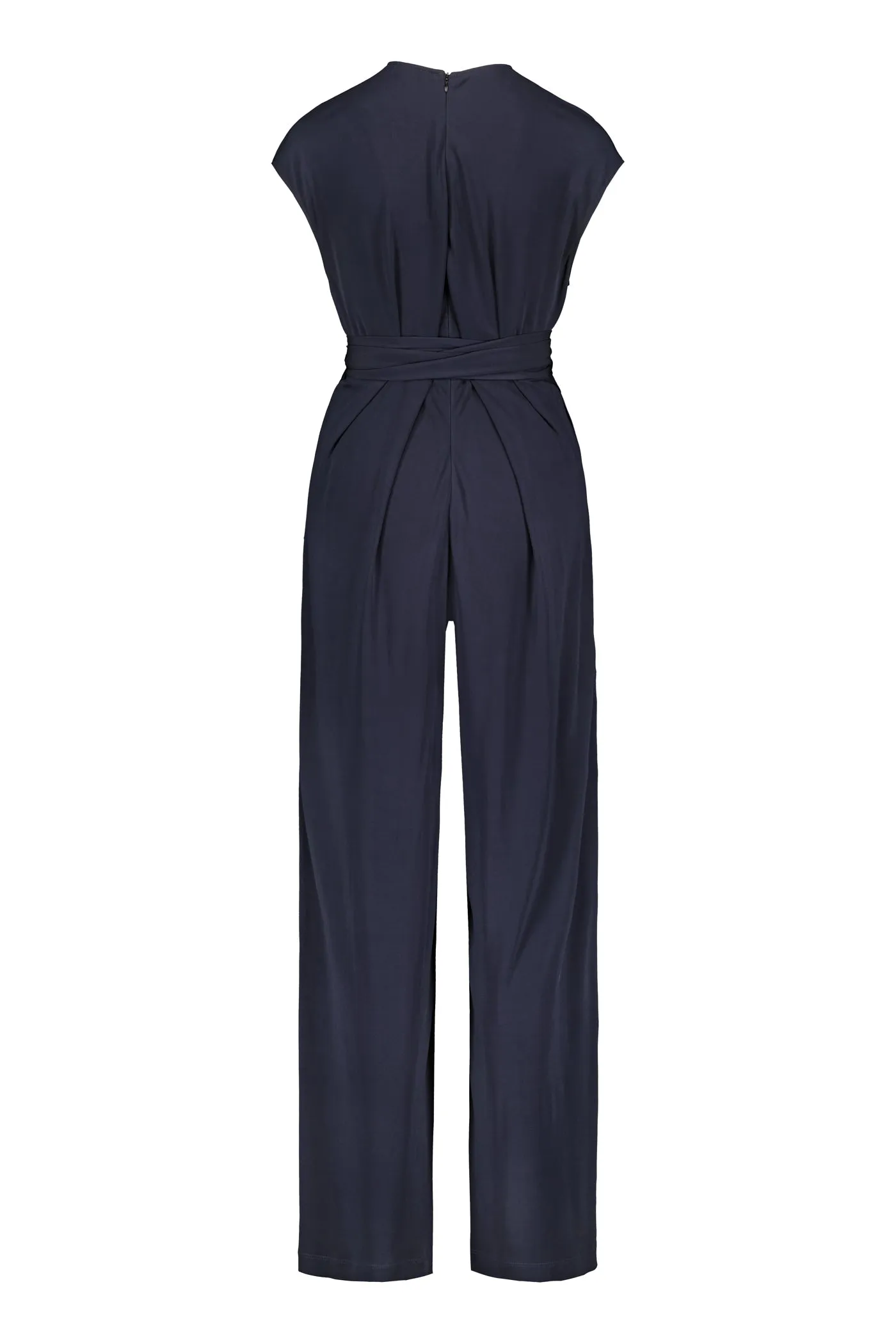 Jolene Wrap Jumpsuit Dark Blue