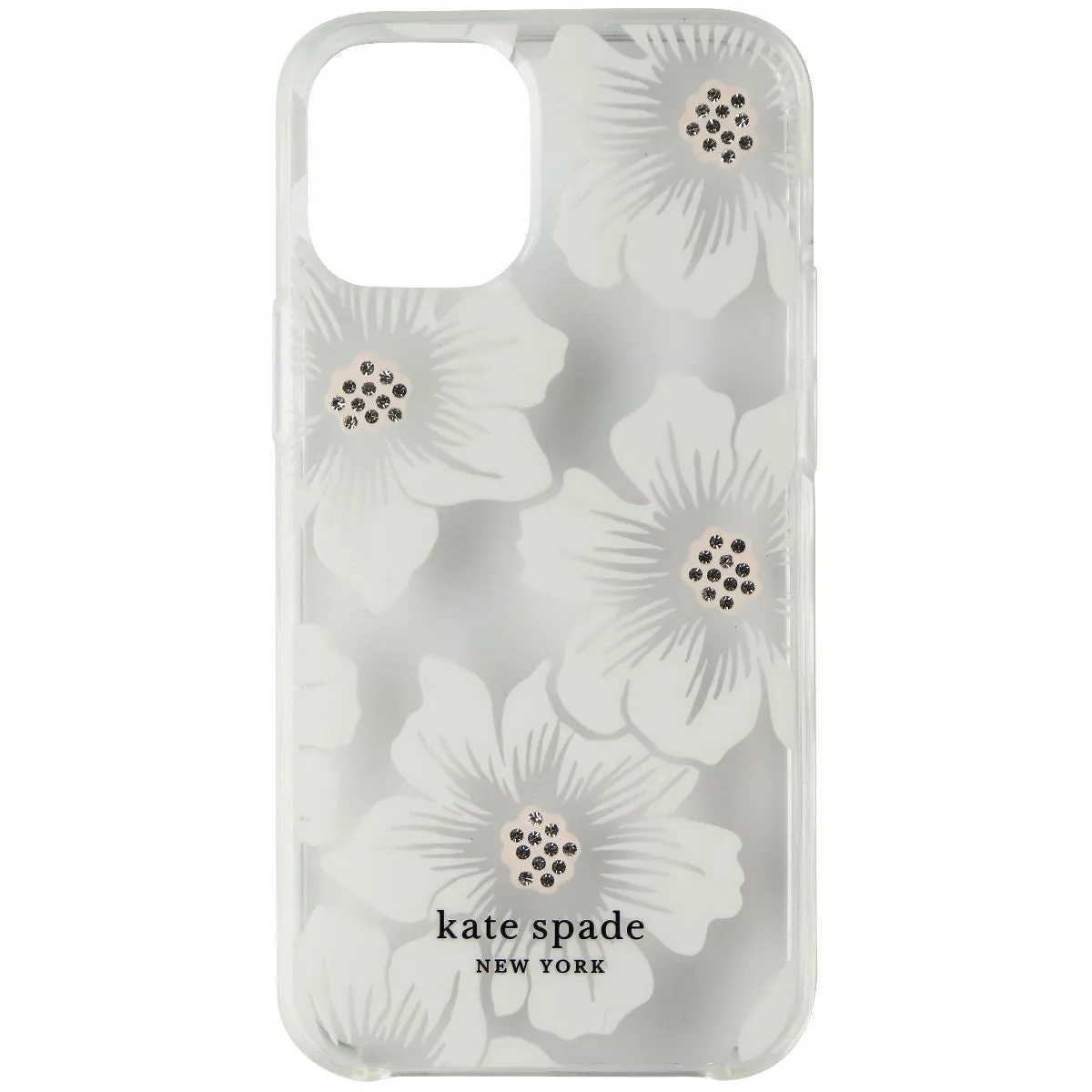 Kate Spade Protective Hardshell Case for Apple iPhone 12 mini - Hollyhock Floral