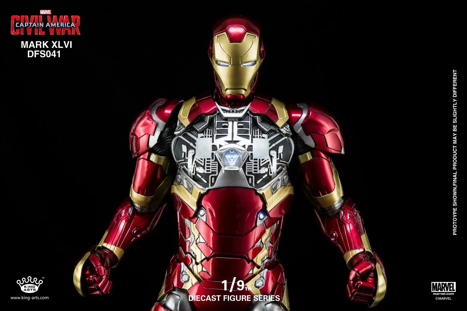 KING ARTS IRON MAN MARK XLVI - MARK 46 1/9 SCALE - DFS041