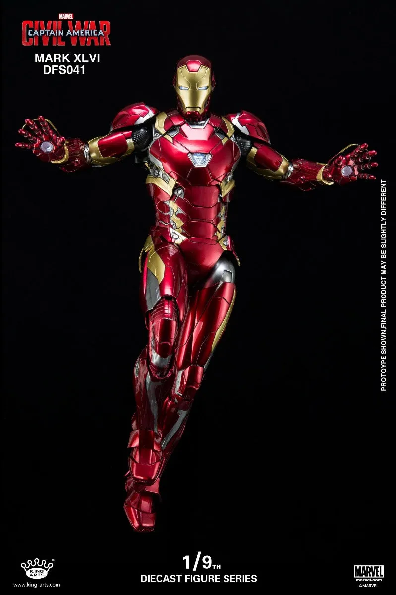 KING ARTS IRON MAN MARK XLVI - MARK 46 1/9 SCALE - DFS041