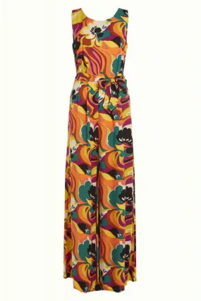 King Louie Frida jumpsuit aurelio shell orange