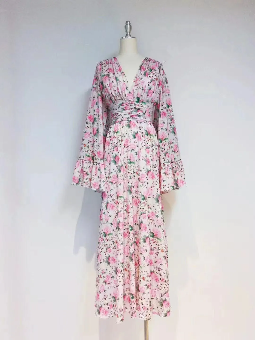 KittenAlarm - Jana Floral Maxi Dress