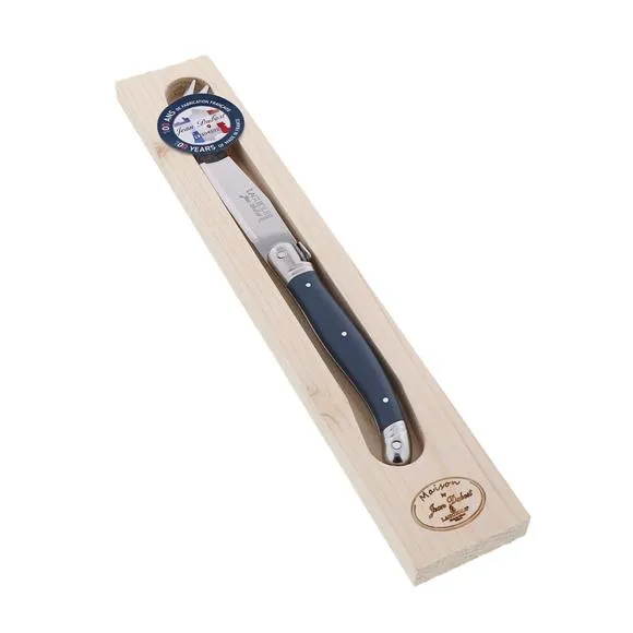 Laguiole Jean Dubost Maison Atelier Butter Knife Dark Blue