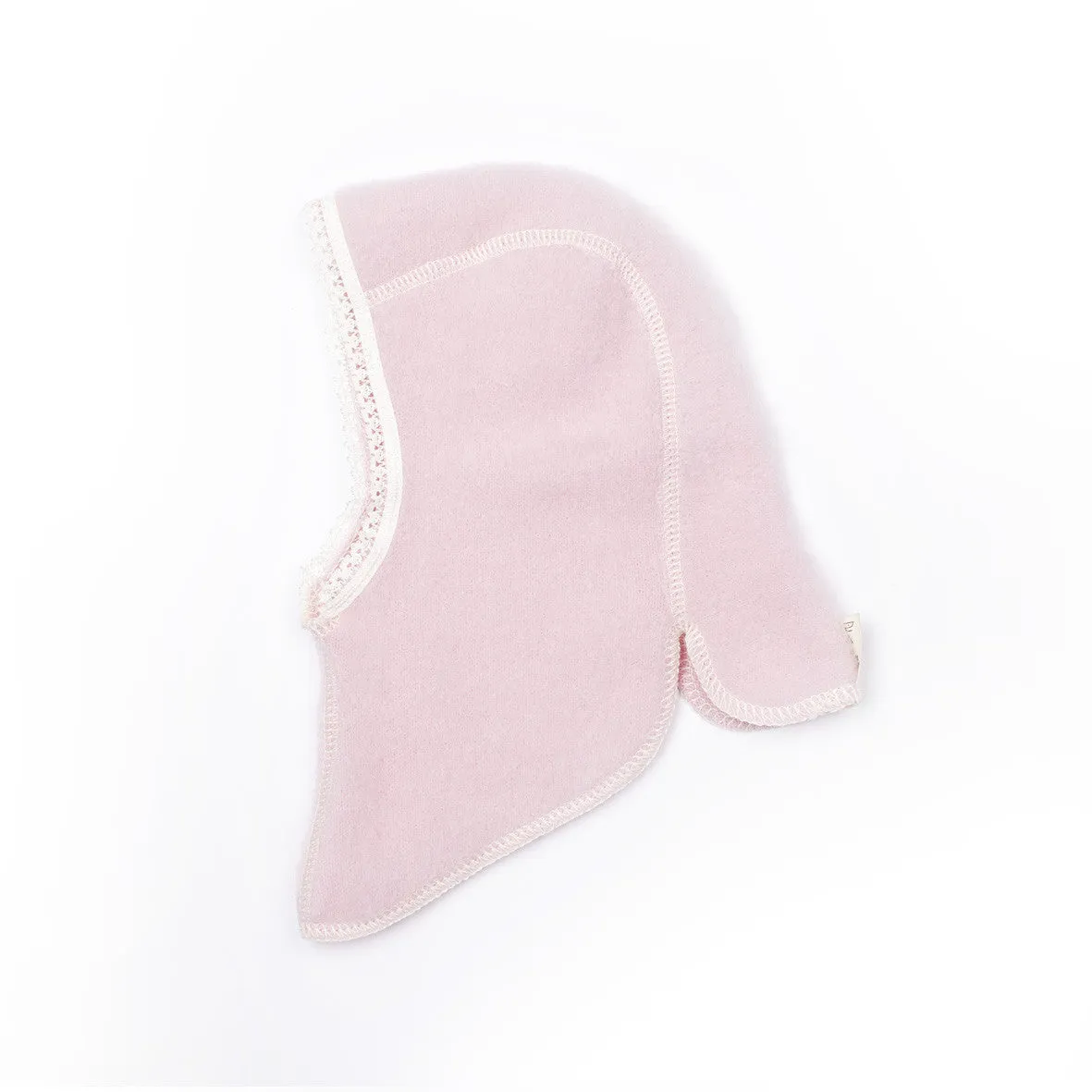 LANACare SOFT PINK Baby Balaclava in Organic Merino Wool