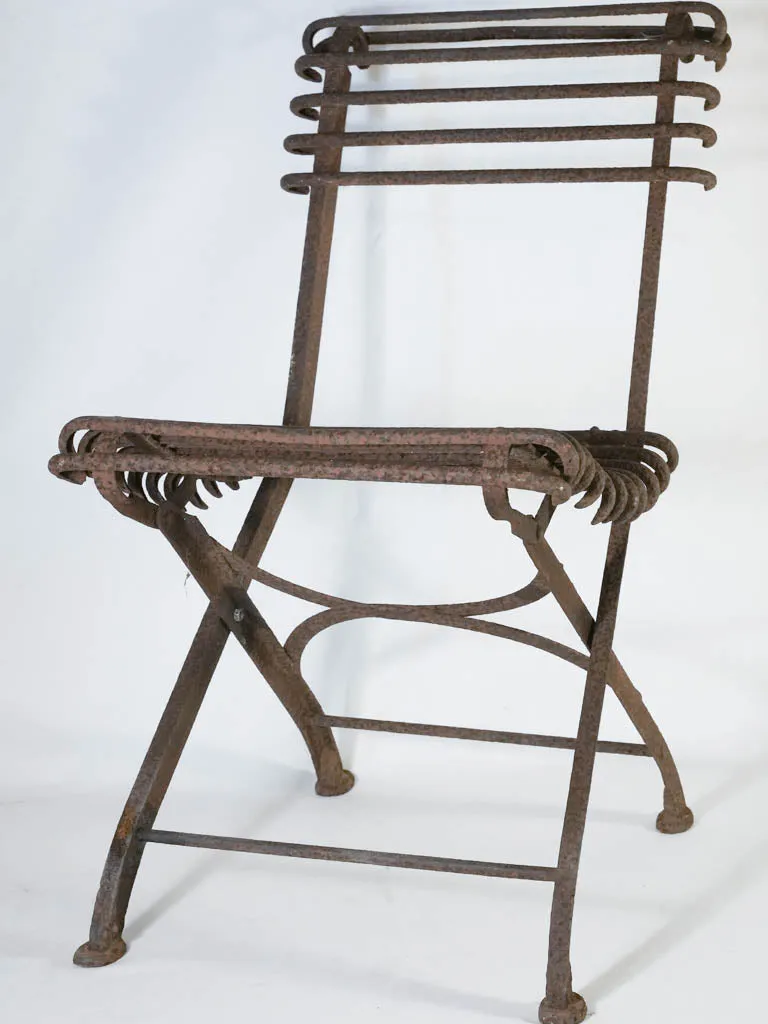 Late 18th / early 19th century Arras folding garden chair