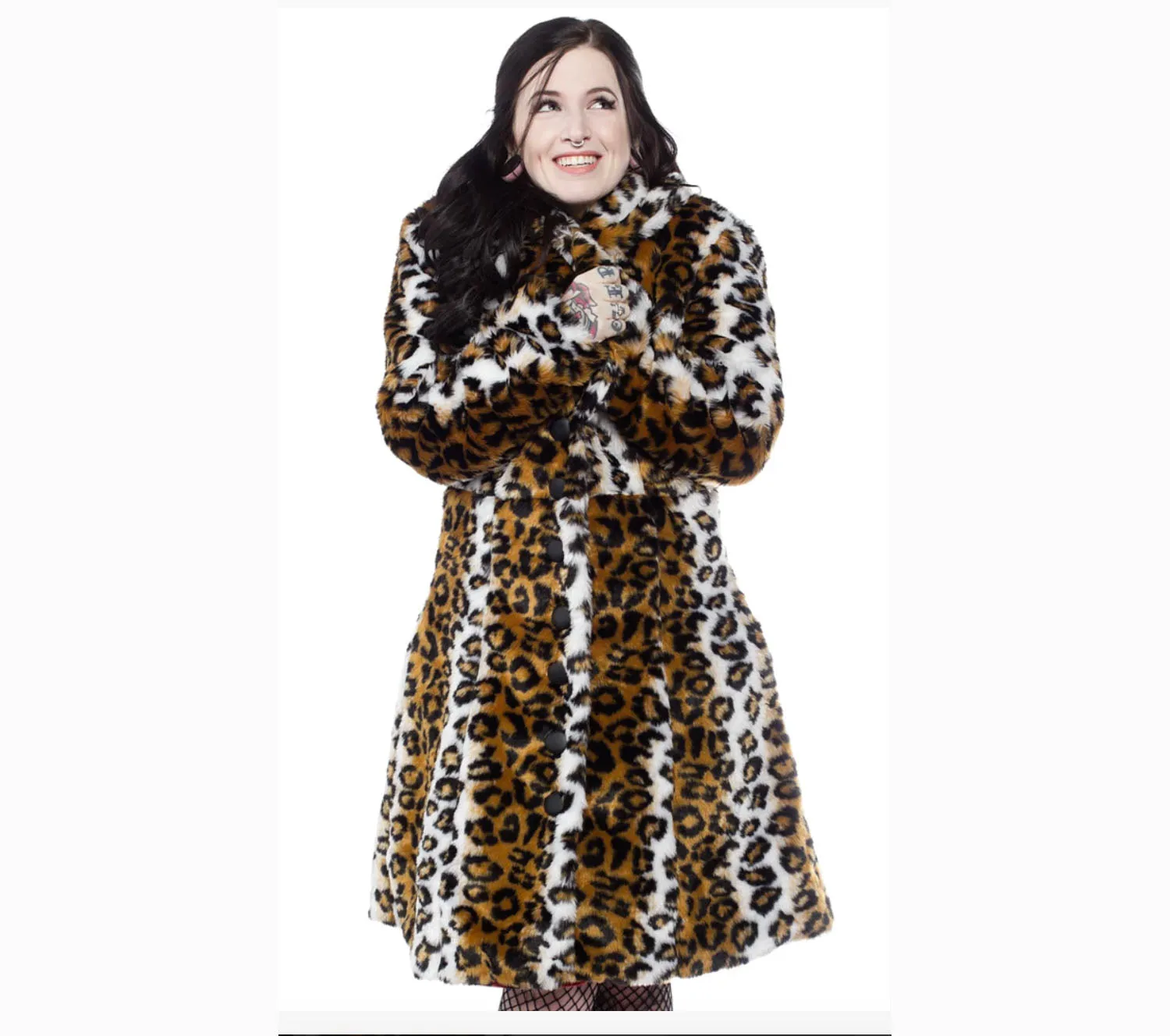 Leopard Harlow Coat