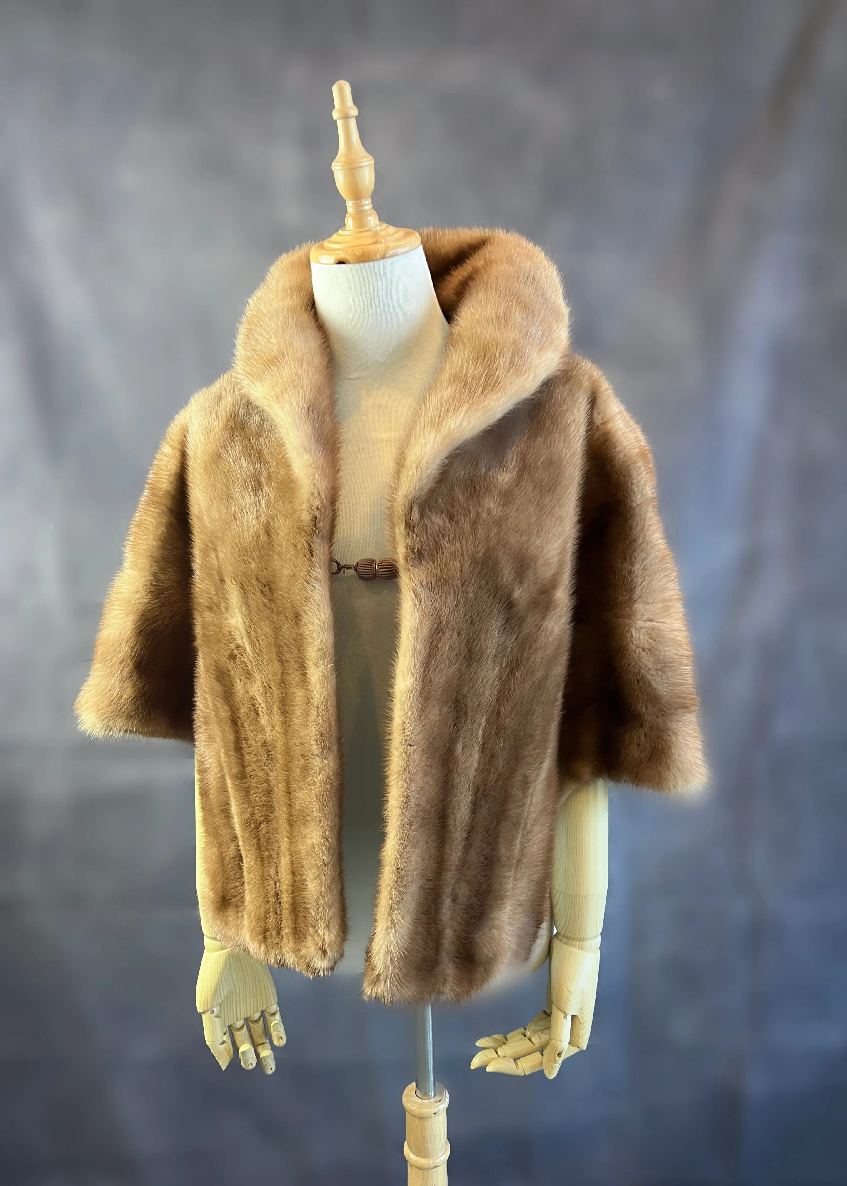 Luxury Real Mink Fur Stole (Mink12)