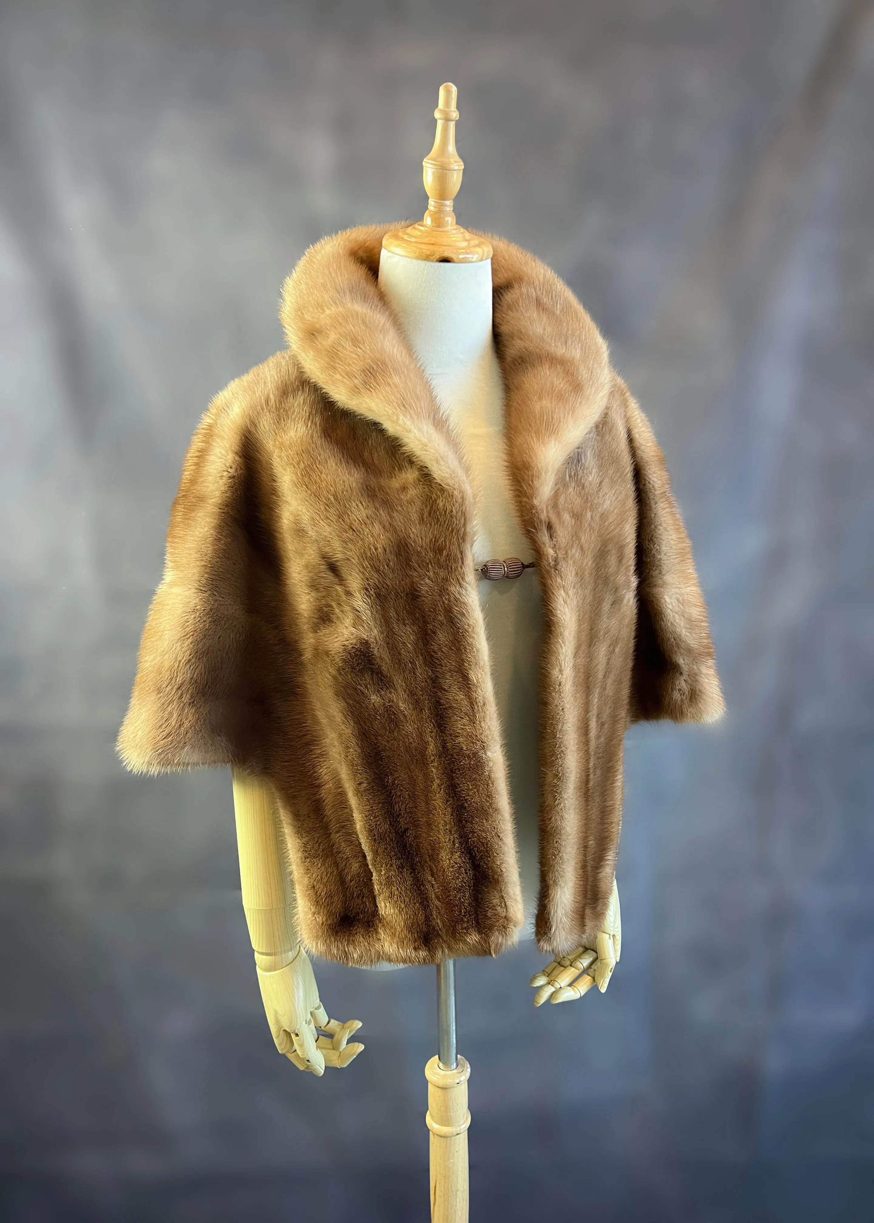 Luxury Real Mink Fur Stole (Mink12)