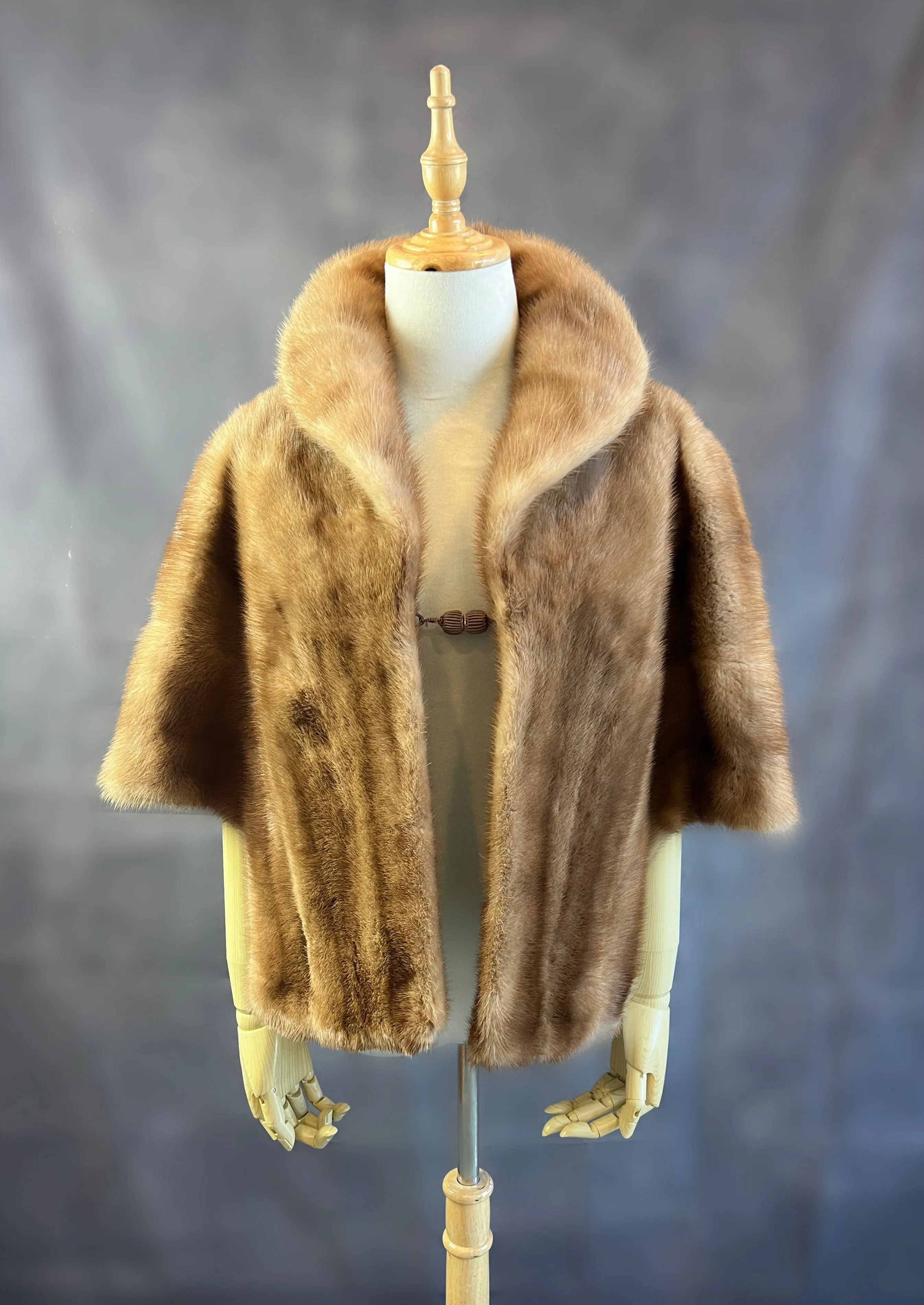 Luxury Real Mink Fur Stole (Mink12)