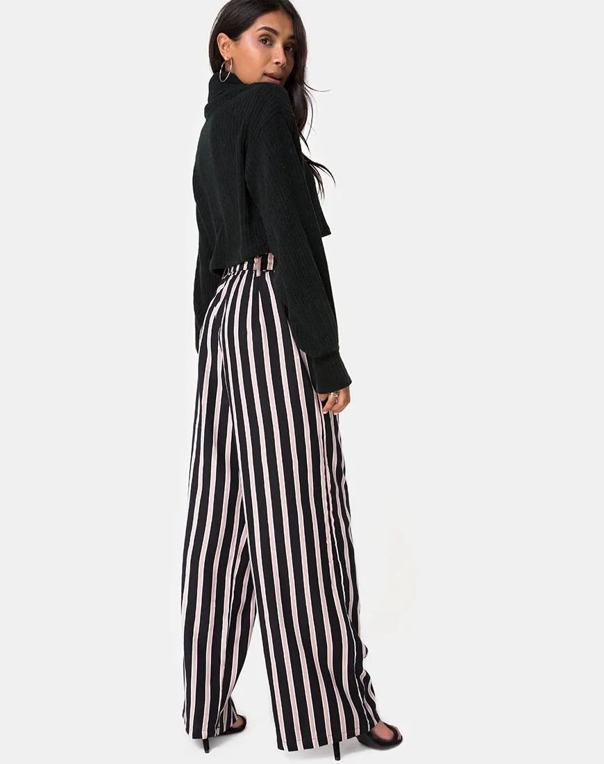 Majustie Trouser in Formal Stripe