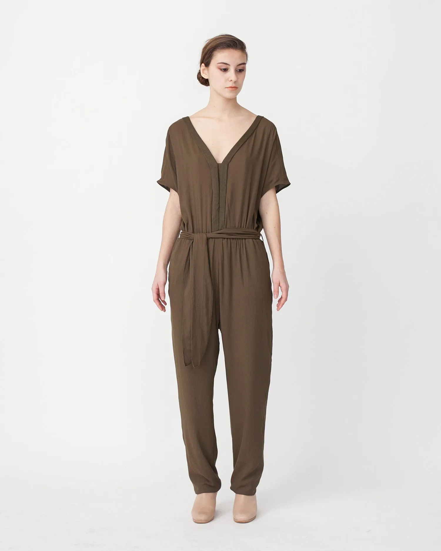 Mara Jumpsuit in Khaki