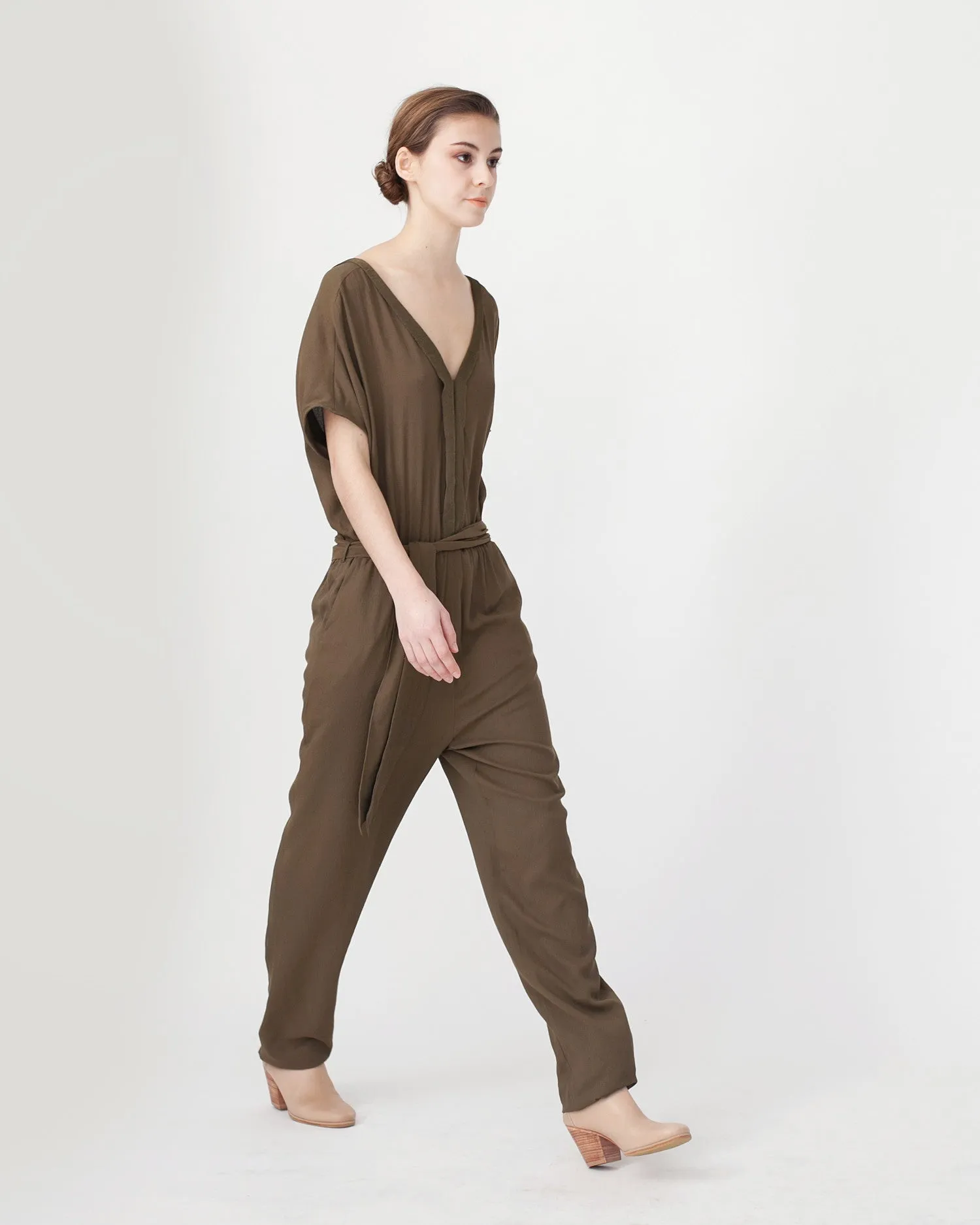 Mara Jumpsuit in Khaki