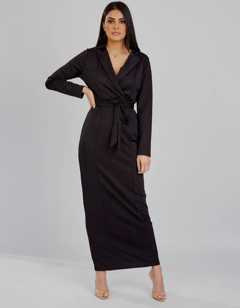 Military Wrap Dress