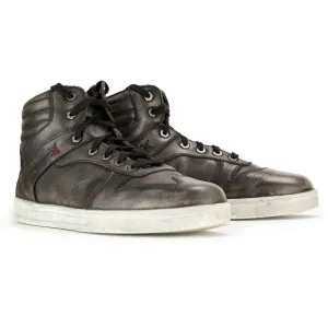 Milwaukee Leather MBM9152 Men's Black Leather High-Top Biker Riding