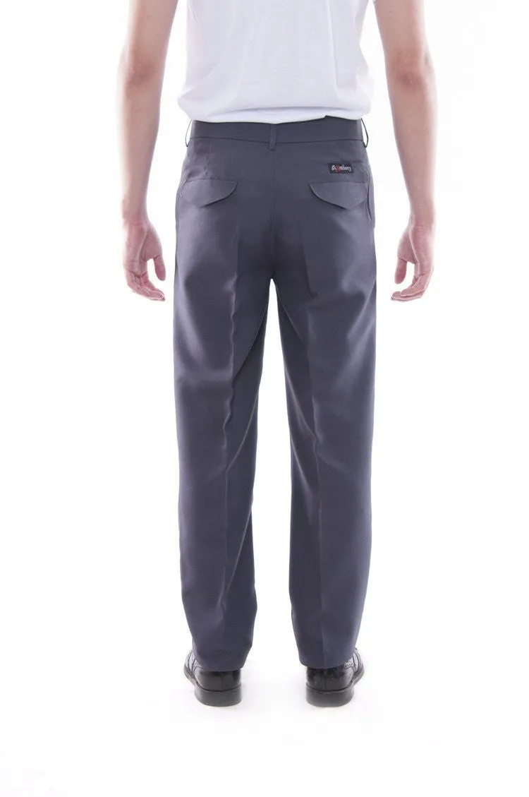 MP05 -PRE-ORDER - Men's Regular Fit Wool Slacks Gray