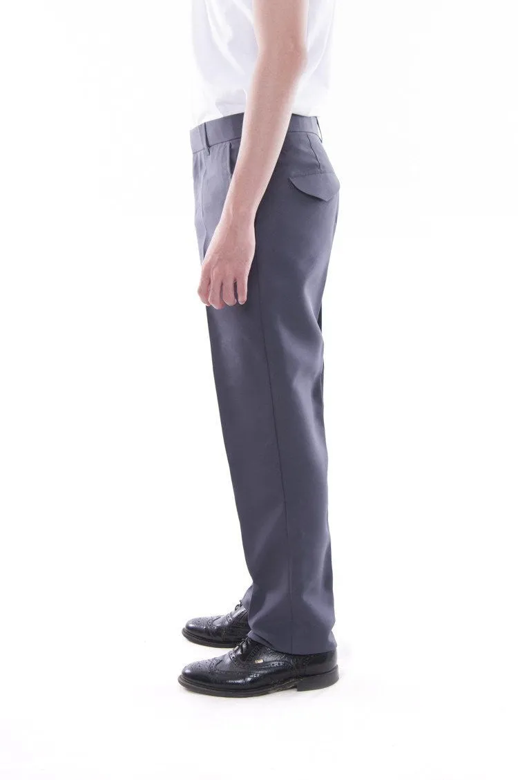 MP05 -PRE-ORDER - Men's Regular Fit Wool Slacks Gray