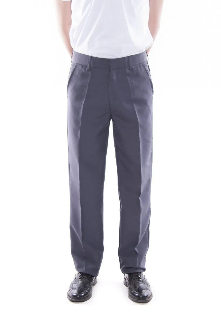 MP05 -PRE-ORDER - Men's Regular Fit Wool Slacks Gray