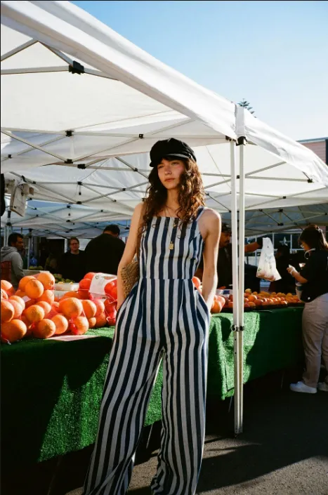 Mykonos Stripe Jumpsuit