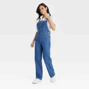 New - Women's 90's Baggy Jumpsuit - Universal Thread Medium Wash 10