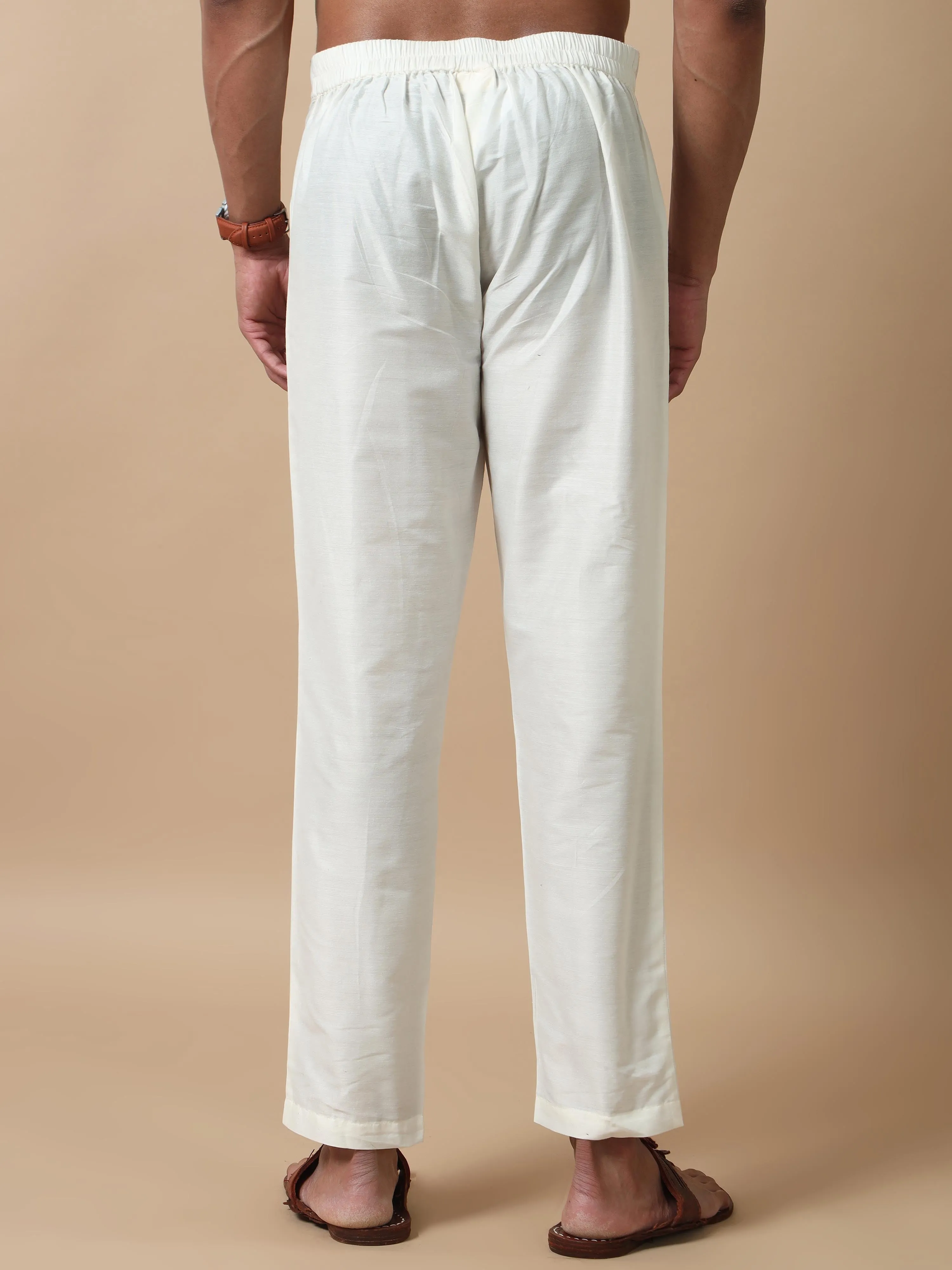 Off White Kurta Pants