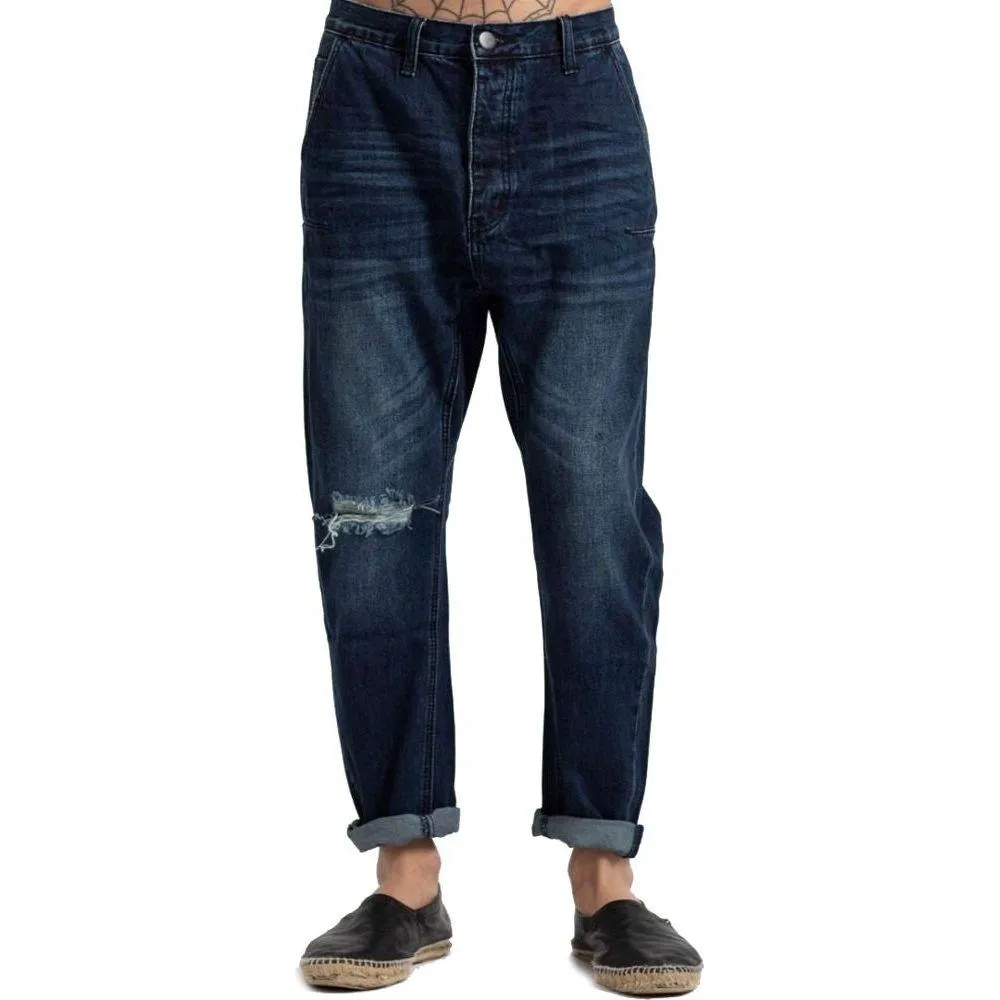 One Teaspoon Blue Cotton Men's Jeans