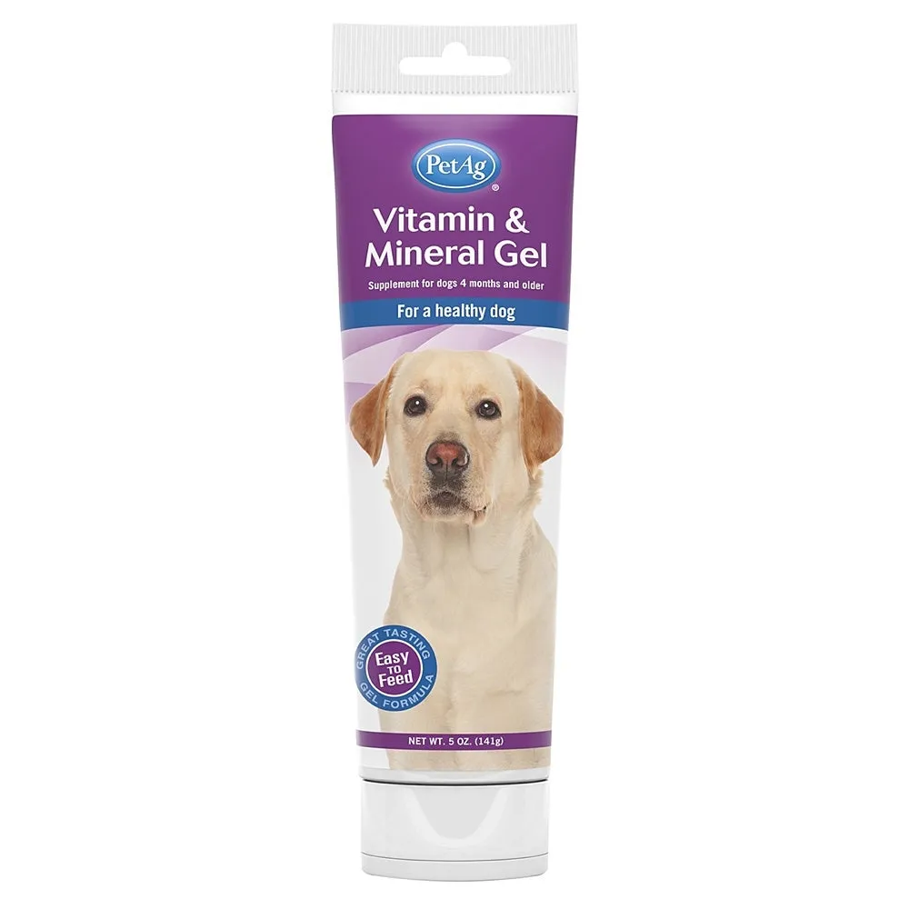 PetAg Vitamin & Mineral Gel Dog Supplement 5oz