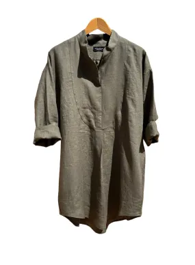 Polaris Linen Dress Green