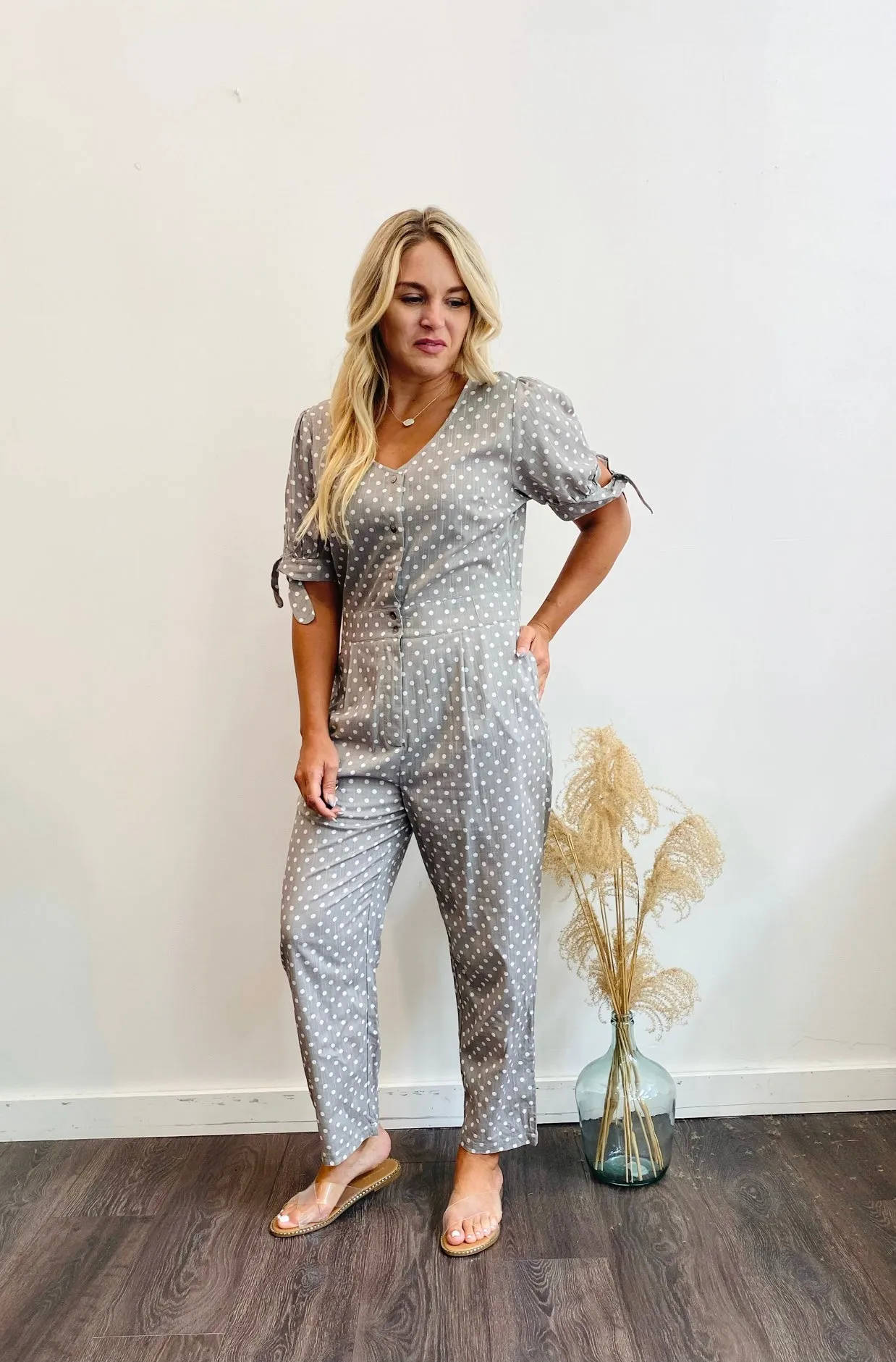 Pres Polka Dot Jumpsuit